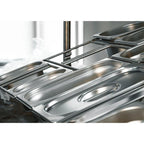 Chef Inox Anti-Jam Steam Pan Cover 1/6 Size