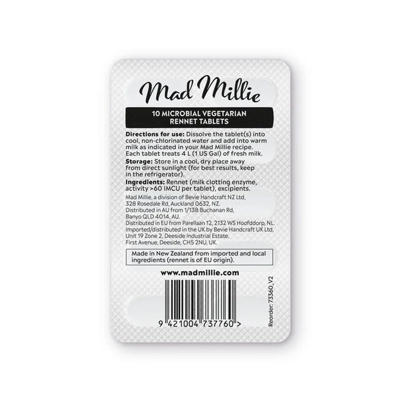 MadM Vegetarian Rennet Tablets 10pk