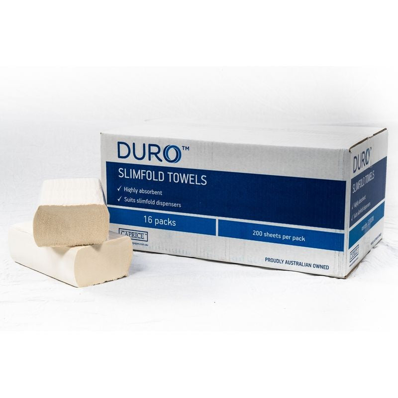 Duro 3200CW - Slimfold Interleaved Towel 23cm x 23cm 1 sleeve