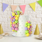 Pastel Coloured Cake Topper Ball Set â€“ 20 Piece