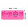 Sunflower Silicone Mould â€“ 4 Cavity