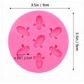 Bee Silicone Mould 7 cavity