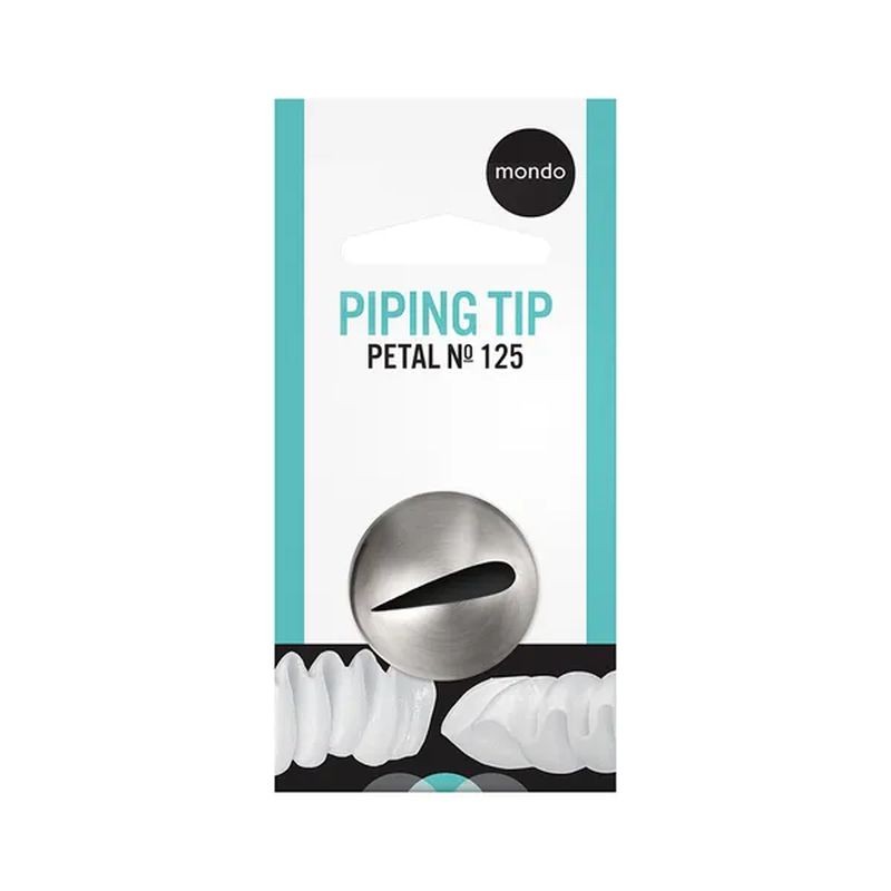 Mondo Stainless Steel Piping Tip/Tube No.125 Petal