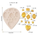 Gemstone Silicone Mould â€“ Multi Shape Jewel Collection