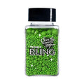Over The Top Edible Bling Sprinkles Leaf Green Medley 65G