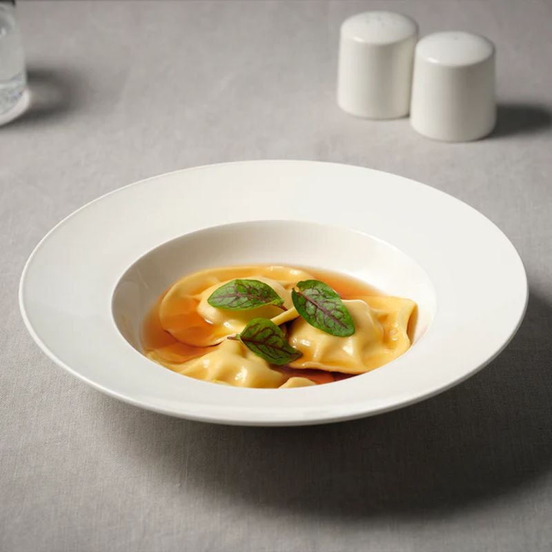 Tablekraft Core Pasta Plate Wide Rim 225mm