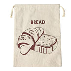 Cotton Drawstring Bread Bag 40x30cm