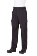Chef Works Black Baggy Cargo Pants - PC001-BLK