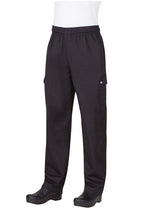 Chef Works Black Baggy Cargo Pants - PC001-BLK