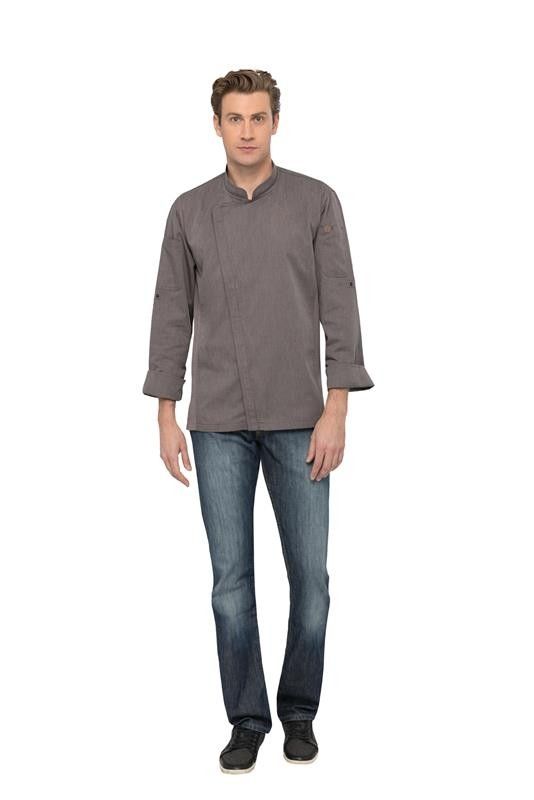 Chef Works Hartford Mens Zipper Chef Jacket BCLZ008