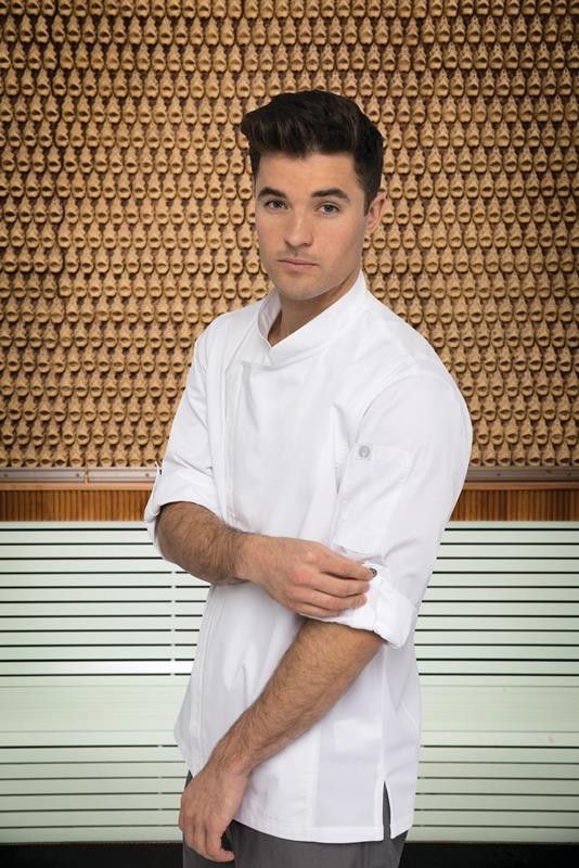 Chef Works Hartford Mens Zipper Chef Jacket BCLZ008
