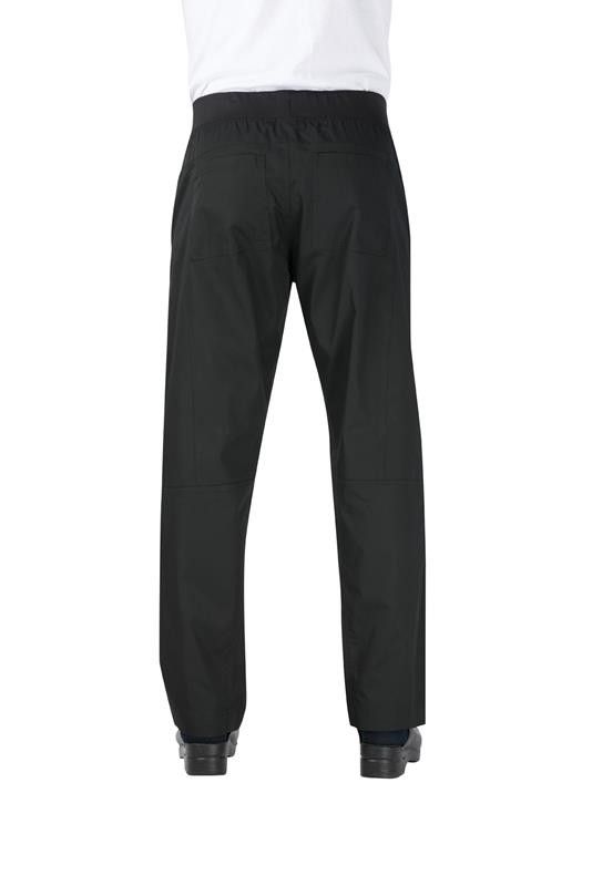 Chef Works Lightweight Mens Black Slim Fit Chef Pants PBN01-BLK