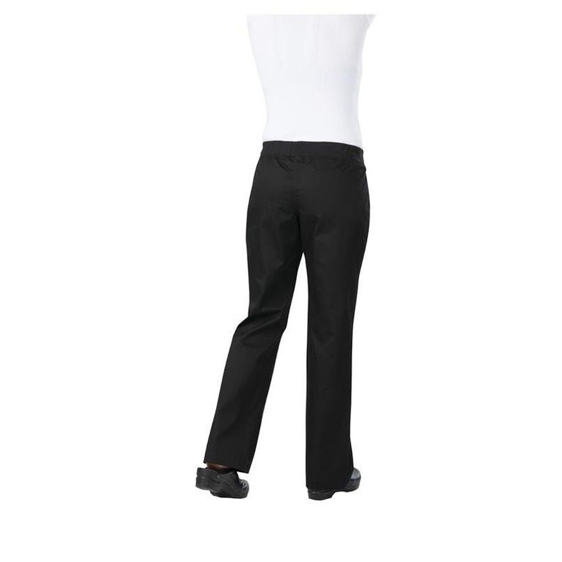 Chef Works Womens Black Lightweight Slim Pants PBN01W-BLK
