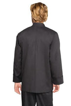 Chef Works Bastille Black Basic Chef Jacket - XS - 7XL
