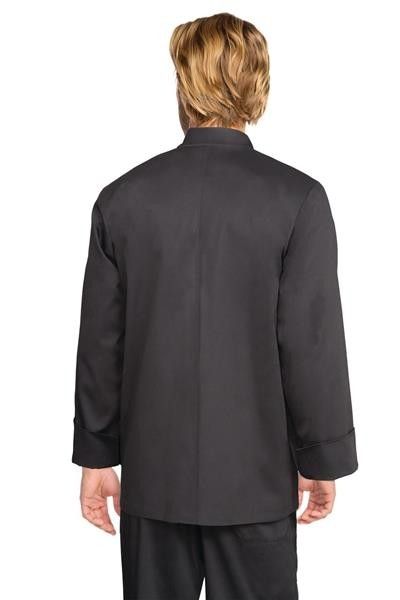 Chef Works Bastille Black Basic Chef Jacket - XS - 7XL