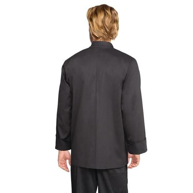 Chef Works Bastille Black Basic Chef Jacket - XS - 7XL