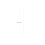 Biopack 6mm Regular Black BioStraw pack of 250