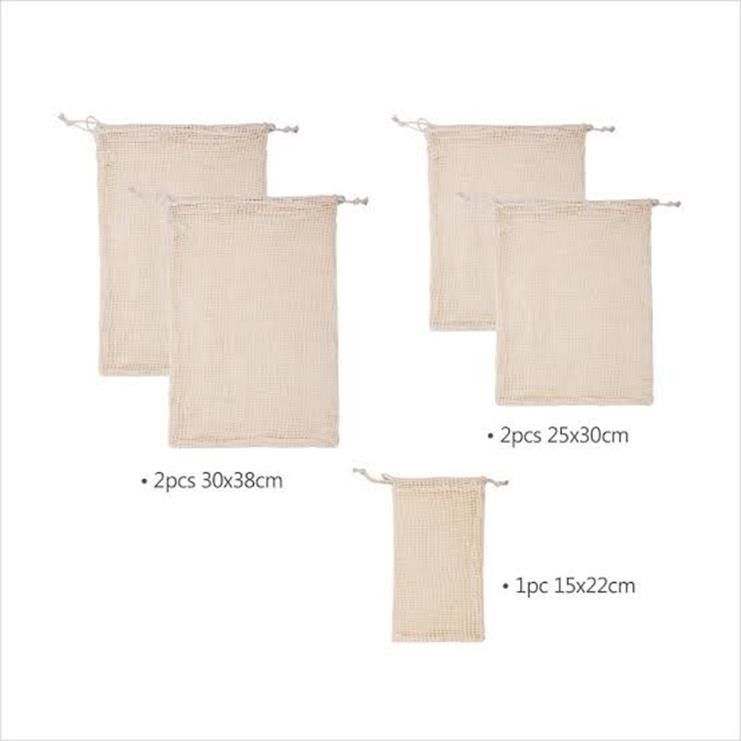 WM Eco Basics Produce Bags 5pc