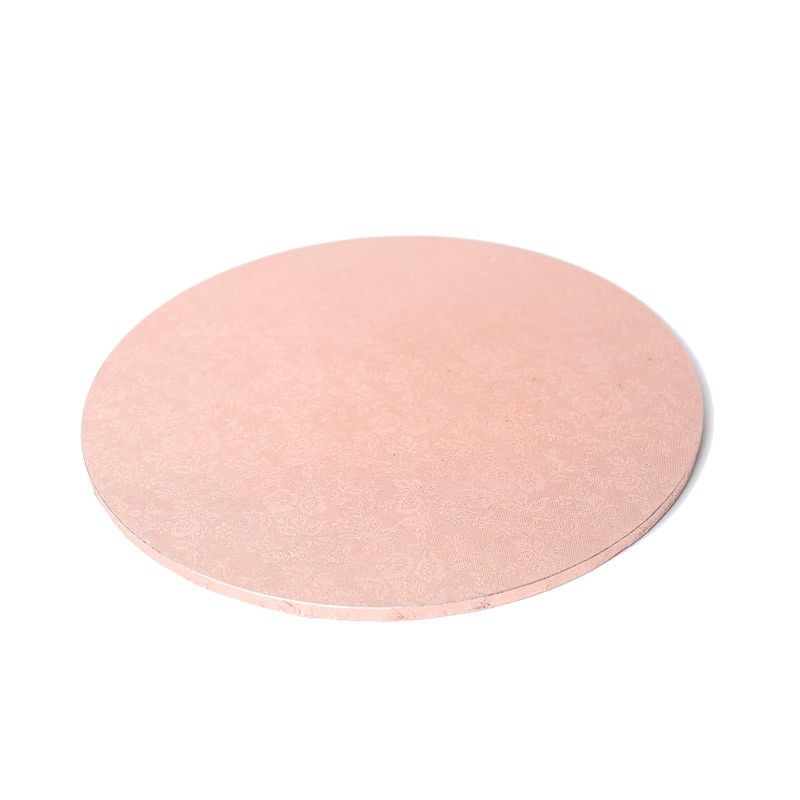 Masonite Cake Board Rose Gold Round 12 inch