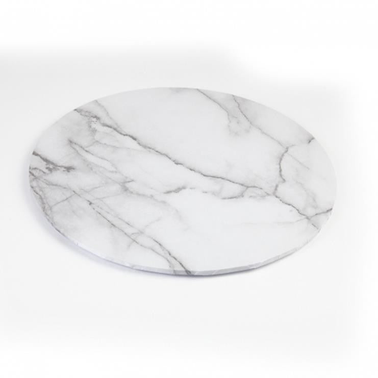 mondo-cake-board-masonite-white-marble-10inch
