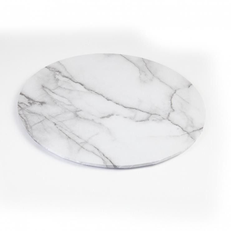 mondo-cake-board-masonite-white-marble-12inch