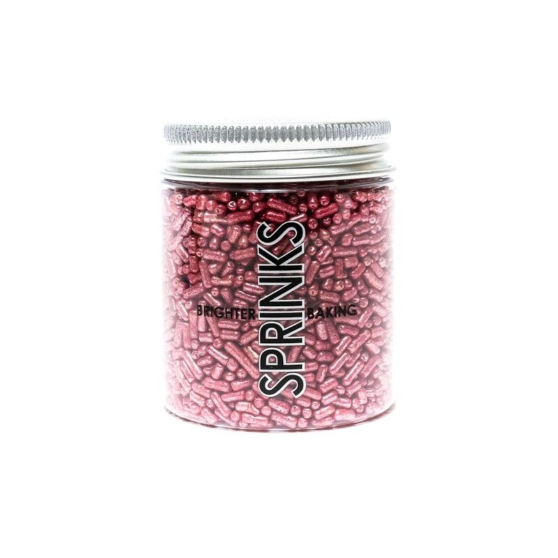 Sprinks Jimmies Metallic Pink 85gm