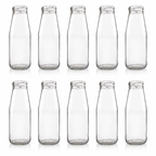 Plasdene Glass Passata Bottle with Twist Neck - 720ml 10 Pack