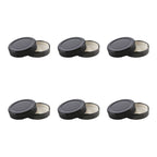 58mm Black Metal Deep Twist Cap 12 Pack