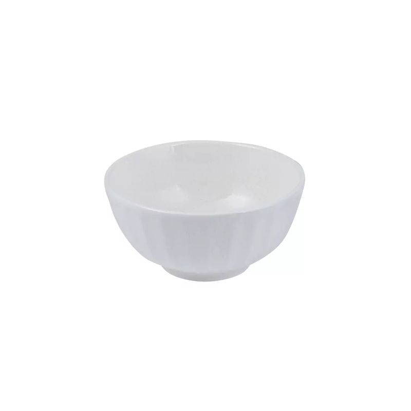 Moda Porcelain Snow Scalloped Round Bowl 115mm