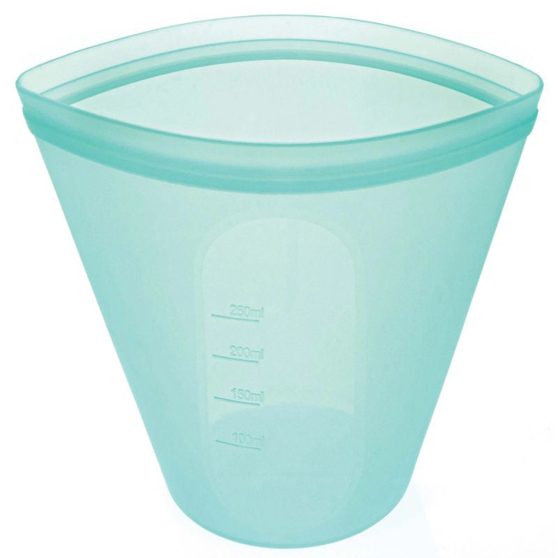 Avanti Pinch & Lock Silicone Reusable Bags (Blue) - 250mL