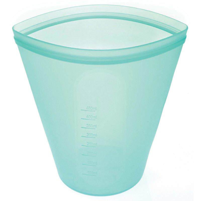 Avanti Pinch & Lock Silicone Reusable Bags (Blue) - 450mL