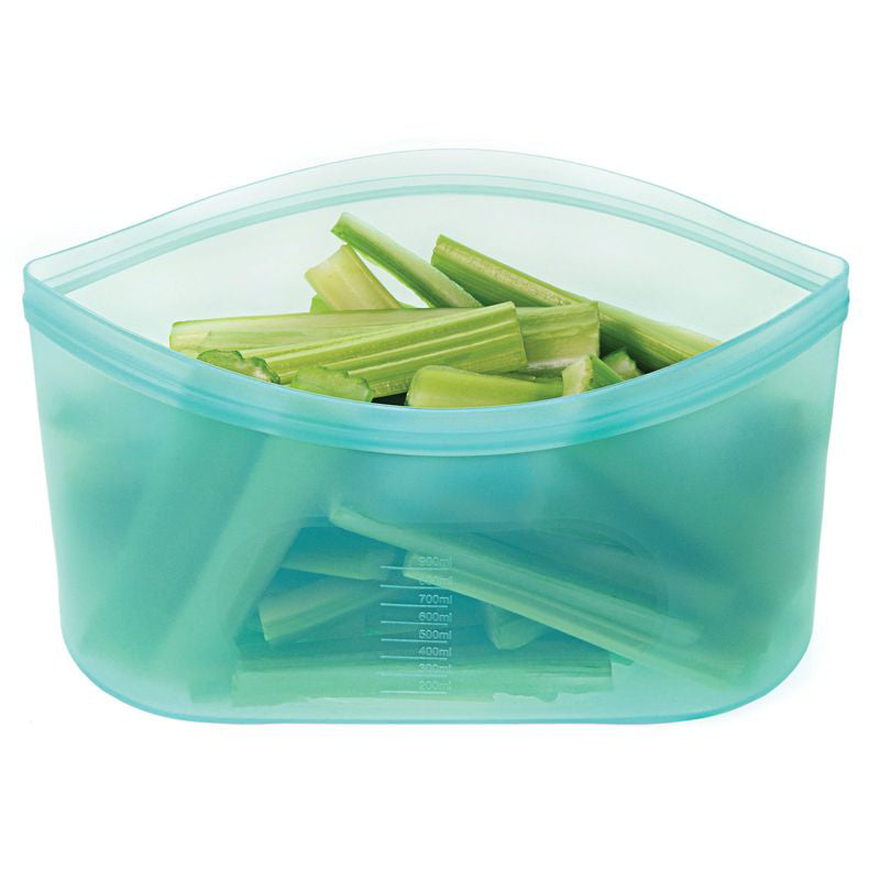 Avanti Pinch & Lock Silicone Reusable Bags (Blue) - 900mL