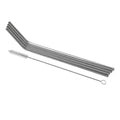 Avanti Stainless Steel Drinking Straws with Cleaning Brush
