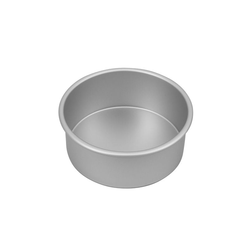 Bakemaster Silver Anodised Round Cake Pan 17.5×7.5cm - 7"