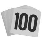 KH Plastic Table Number Set Black On White 1 - 50