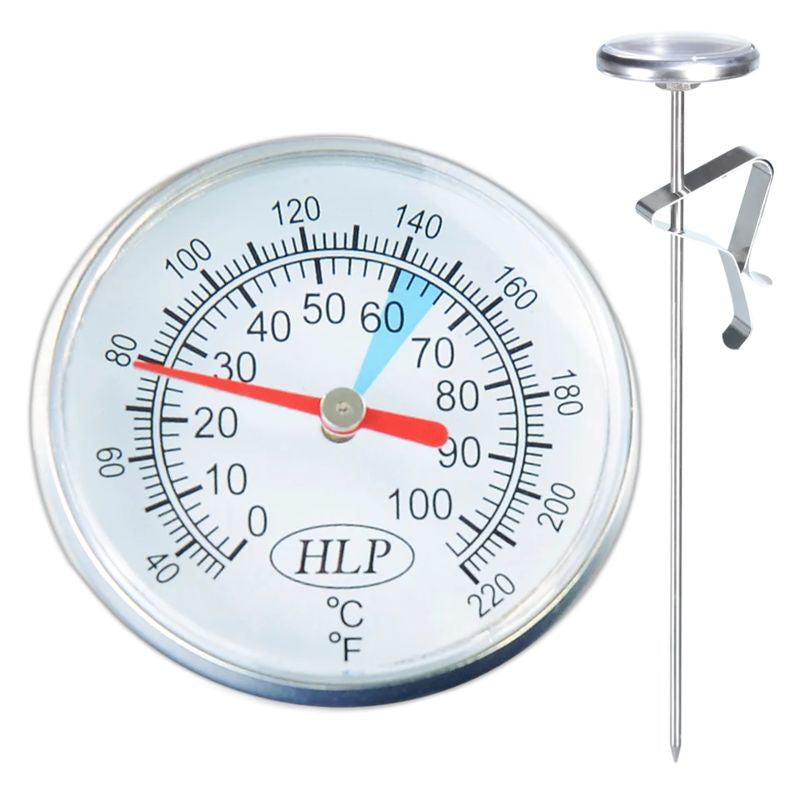 HLP Coffee Long - Milk Frothing Thermometer with Clip