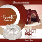 Brunswick Bakers Chateau Cast Bundt Pan 23 x 10cm