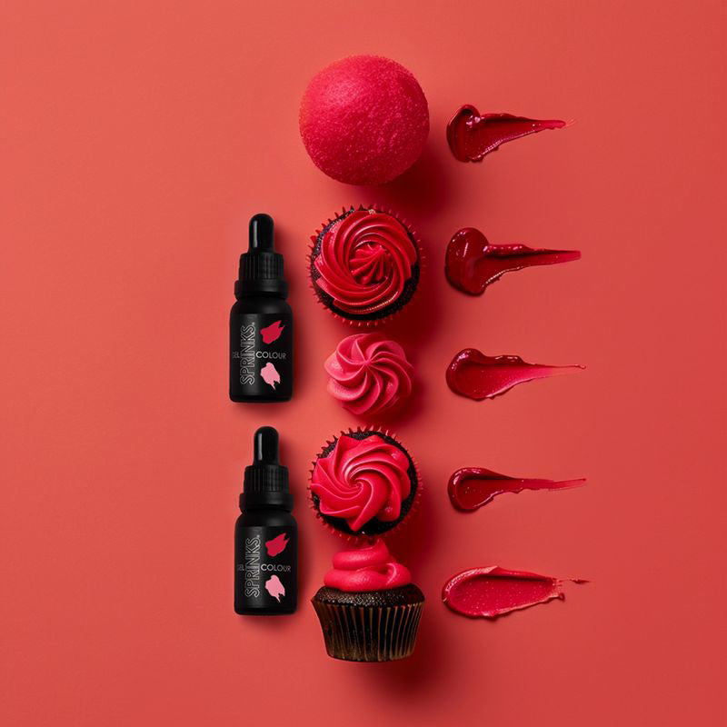 Sprinks Gel Colour - Red 15ml
