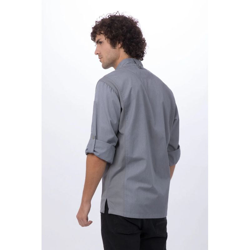 Chef Works Hartford Mens Zipper Chef Jacket BCLZ008