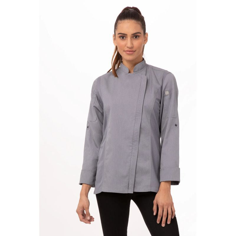Chef Works Hartford Womens Zipper Chef Jacket BCWLZ005