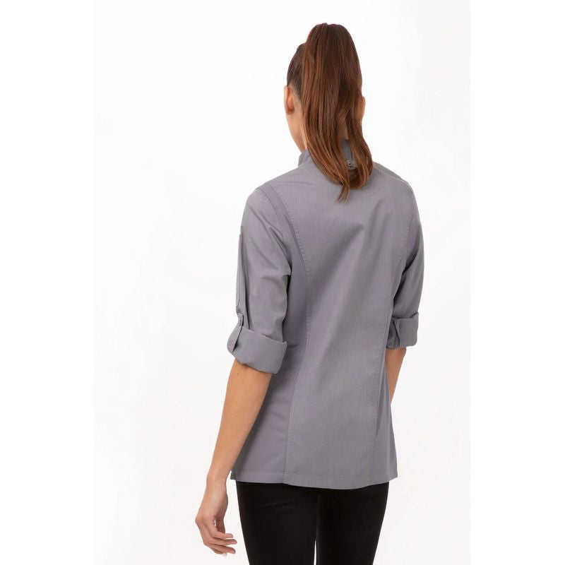 Chef Works Hartford Womens Zipper Chef Jacket BCWLZ005