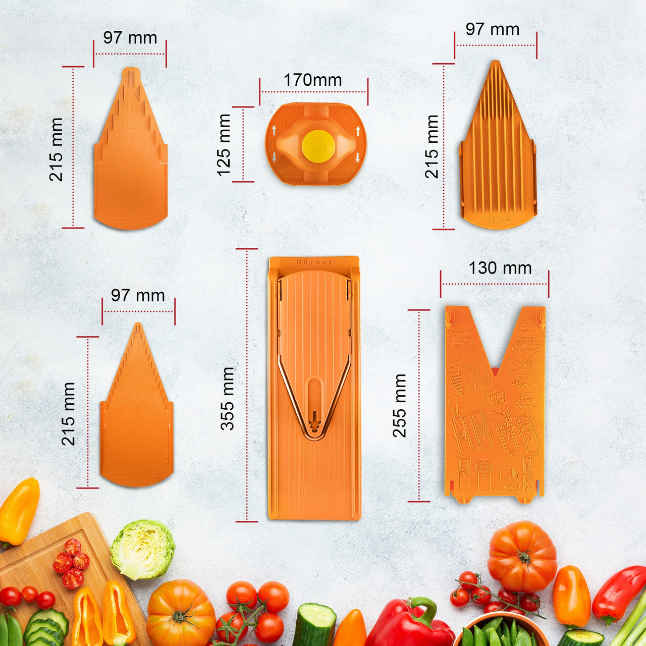 Borner V3Trend Full Set Orange