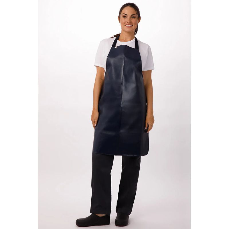 Chef Works Short PVC Bib Apron Waterproof CWPVS