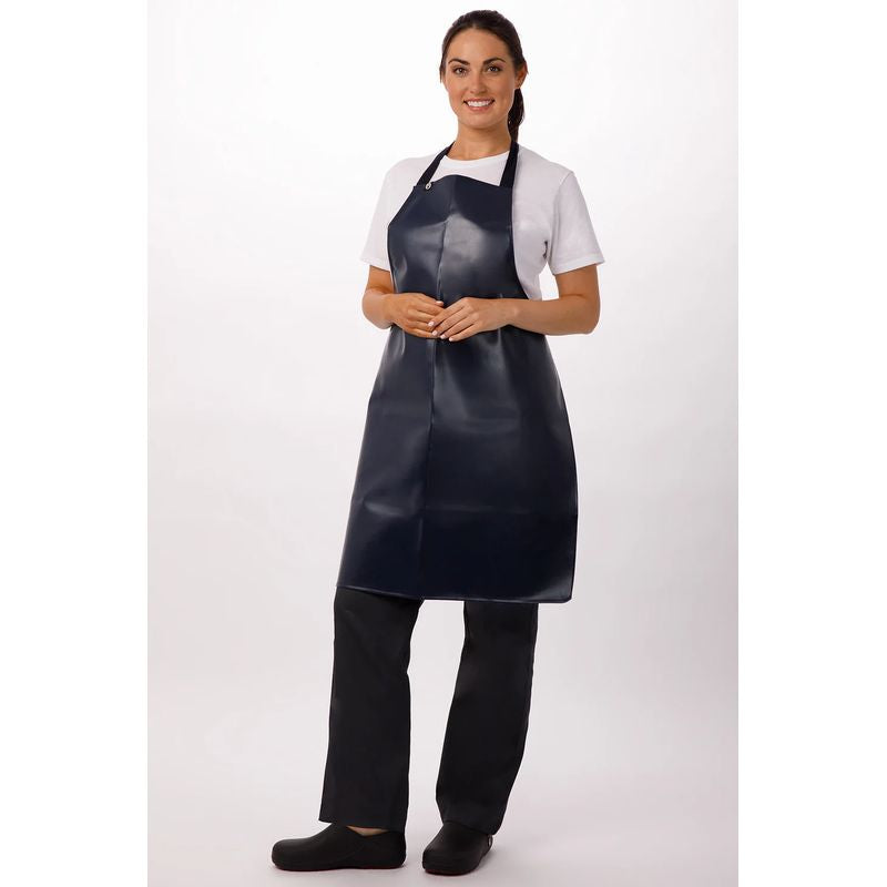 Chef Works Short PVC Bib Apron Waterproof CWPVS