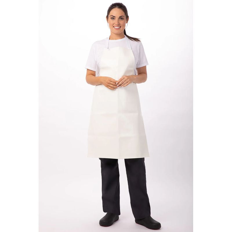 Chef Works Short PVC Bib Apron Waterproof CWPVS