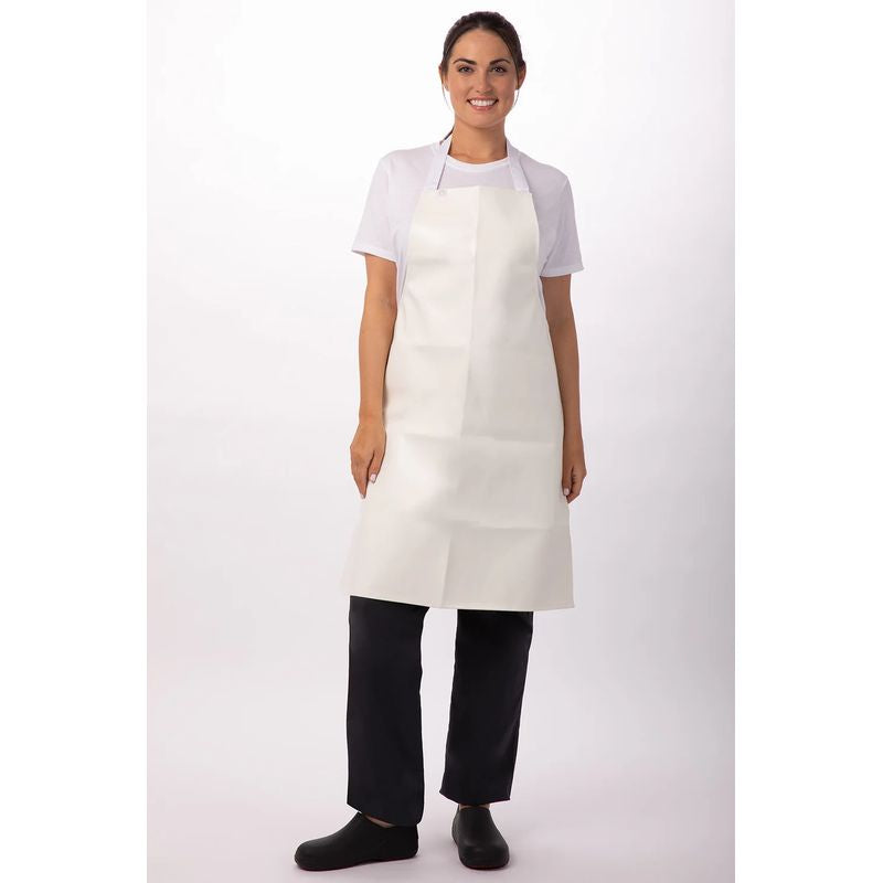 Chef Works Short PVC Bib Apron Waterproof CWPVS