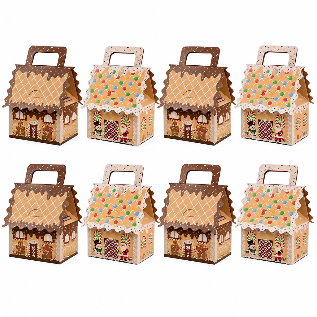 Gingerbread House Treat Box 8 Pack