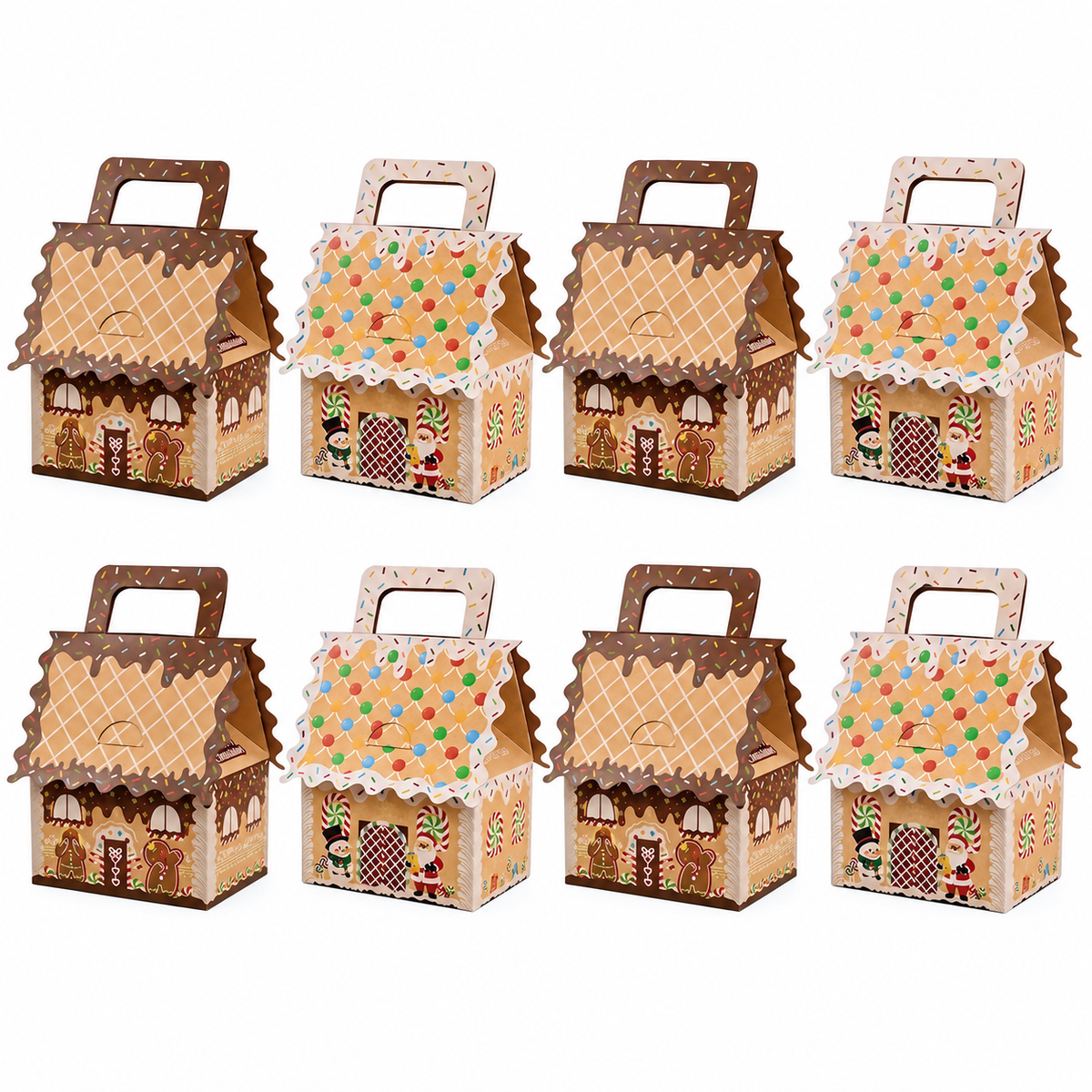 Gingerbread House Treat Box 8 Pack