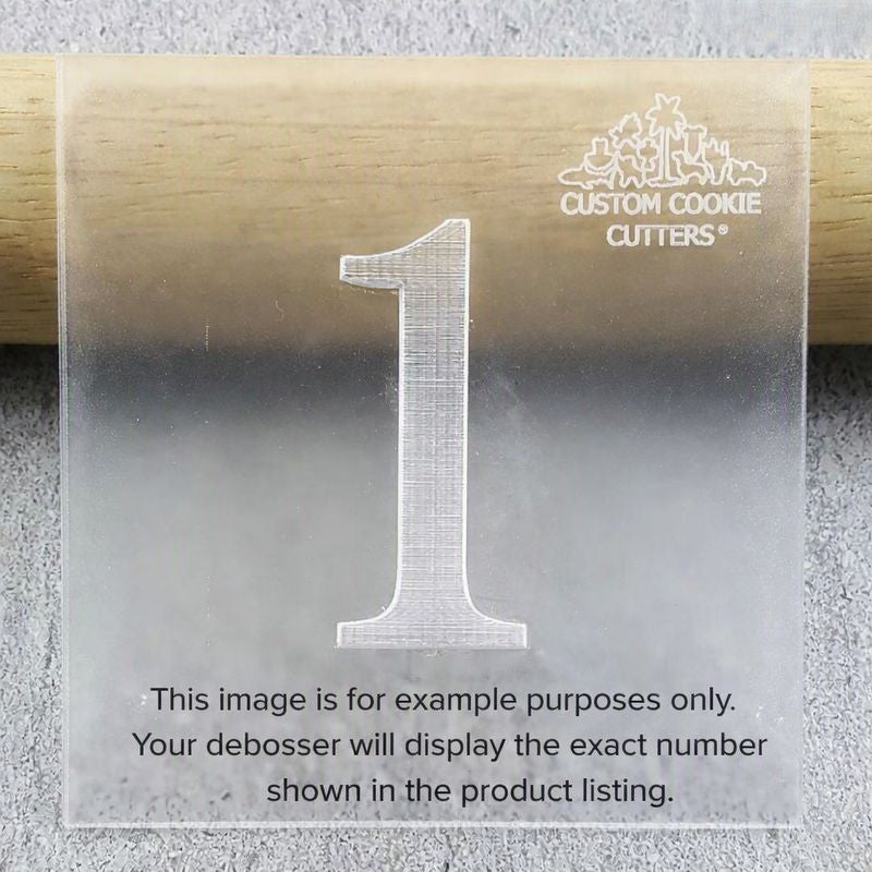 CCC 3D Numbers Serif Debosser - 16