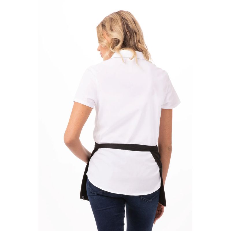 Chef Works 3 Pocket Black Waist Apron F9